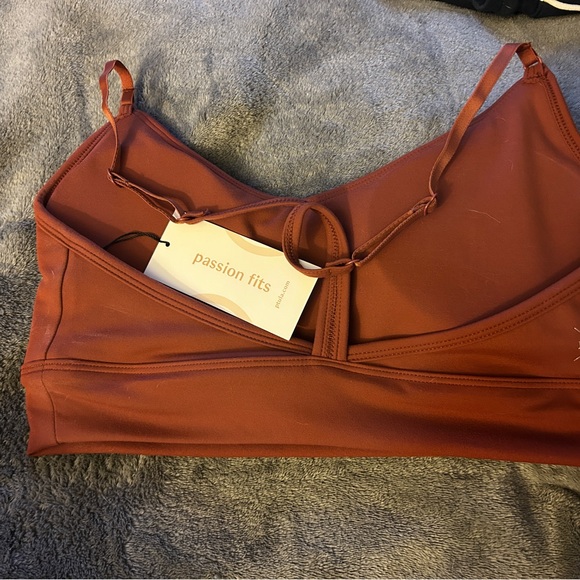 NEW Buttery Soft Limited Edition P'tula x Sweeney Large Sports Bra Top in Sedona - Picture 2 of 3